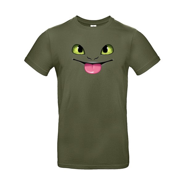 Dragon tongue |T shirt original|E190 Urban Khaki Taille 2XL