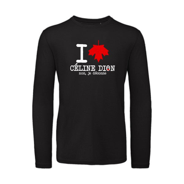 I loVe Céline | T-shirt original LSL Black 2XL