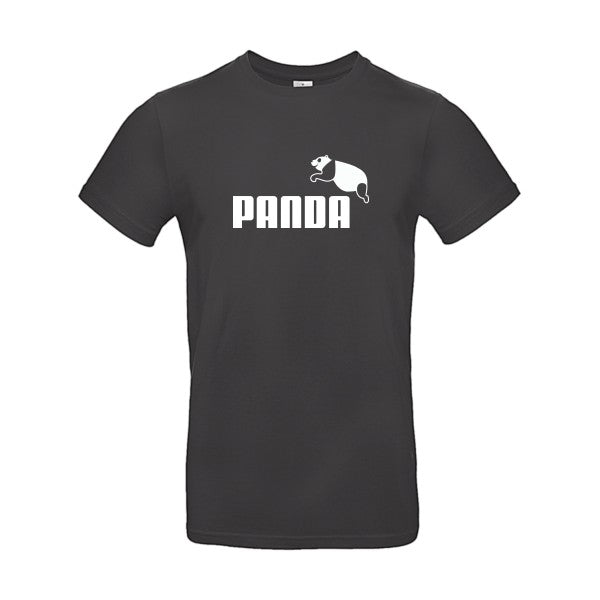 PANDA fun B&C- T-shirt E190|Used Black||2XL