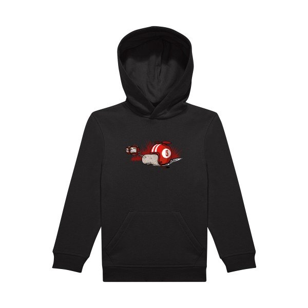 sweat capuche enfant Black F0