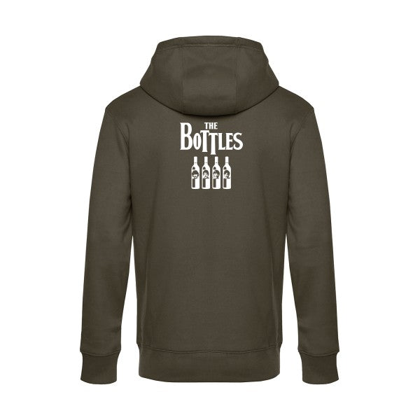 The-Bottles sweat shirt original Khaki flex Blanc impression Dos