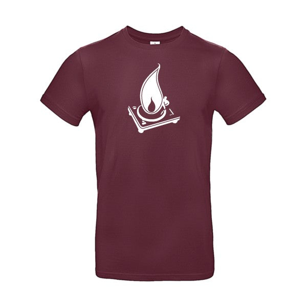 Fumeur de platines B&C- T-shirt E190|Burgundy||2XL