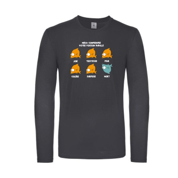 Mieux comprendre votre poisson bubulle B&C - E150 LSL T-shirt manches longues léger