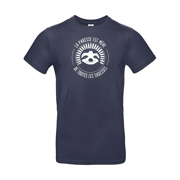 La paresse mère de sagesseFlex Blanc - E190 T-shirt|Navy Blue||2XL