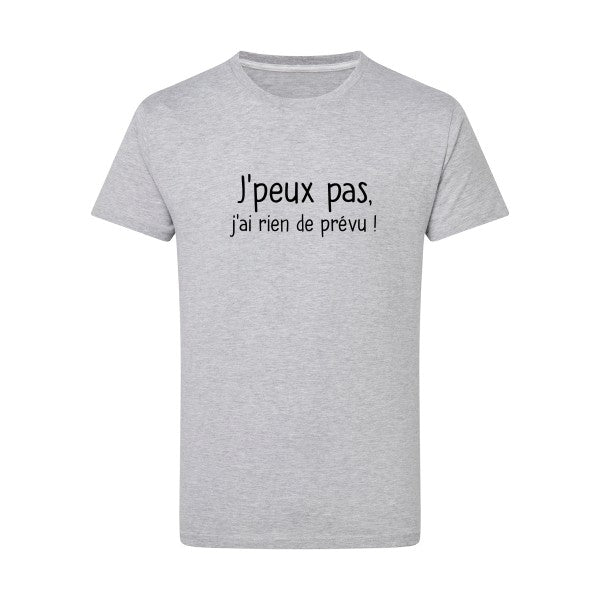 Je-peux-pas noir -Flex noir sur T-shirt SG  Light Oxford  5XL