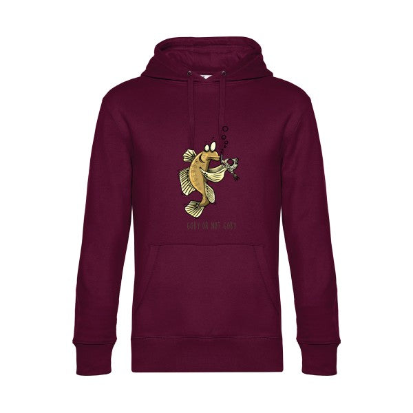 Goby-or-not-goby- Sweat à capuche original Burgundy - RueDuTeeshirt