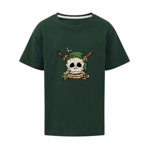 Zelda Skull SG - Kids T-shirt enfant Bottle Green Taille 152 (11-12/2XL)