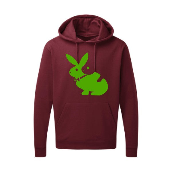 hot  |Sweat  capuche humoristique Vert pomme 