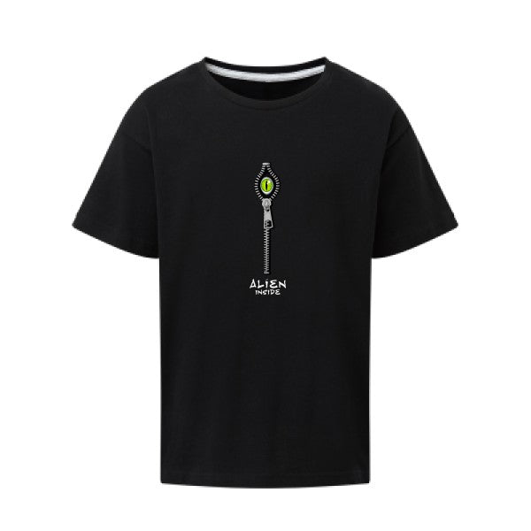 Alien inside SG - Kids T-shirt enfant Dark Black Taille 152 (11-12/2XL)