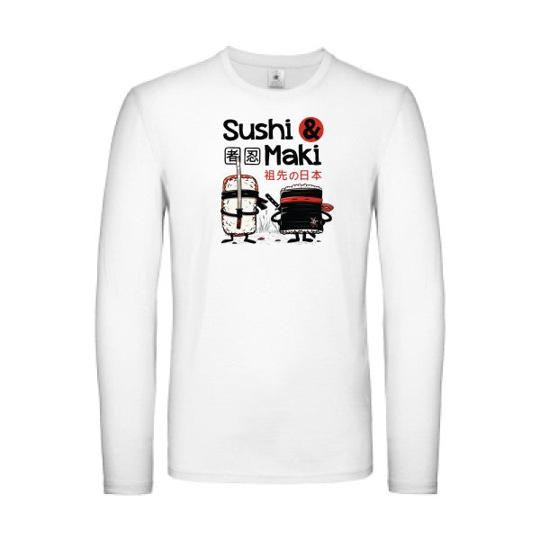 Sushi et Maki B&C - E150 LSL T-shirt manches longues léger