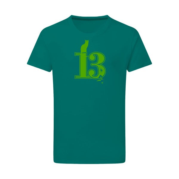 Superstition vert pomme -Flex vert pomme sur T-shirt SG  Emerald Green  2XL