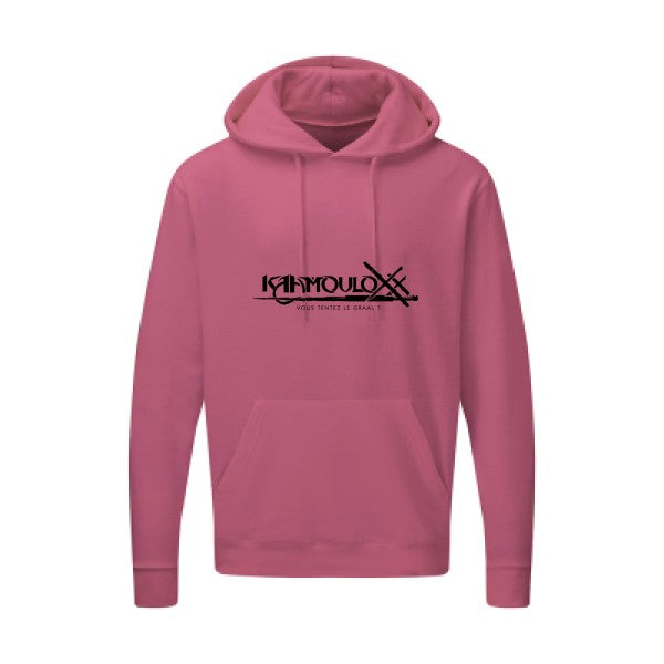 KAAMOULOXX ! Noir |Sweat capuche imprimé homme