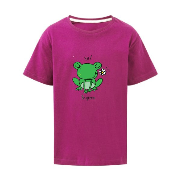 Be Green  SG - Kids T-shirt enfant Dark Pink Taille 152 (11-12/2XL)