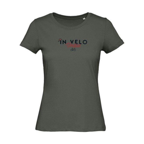 In-Velo-Veritas- - t-shirt original femme Millennial Khaki