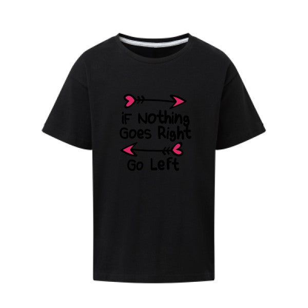 Go right  SG - Kids T-shirt enfant Dark Black Taille 152 (11-12/2XL)