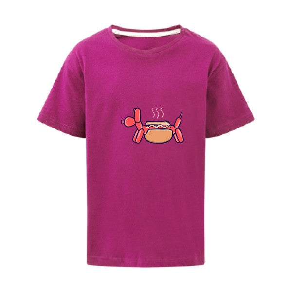 HotDog SG - Kids T-shirt enfant Dark Pink Taille 152 (11-12/2XL)