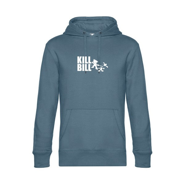 kill-bill sweat shirt original nordic blue flex Blanc impression Face
