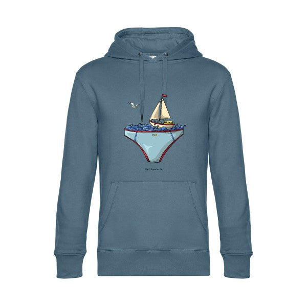 Ta-mer-en-slip- Sweat à capuche original nordic blue - RueDuTeeshirt