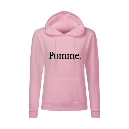 Pub Subliminale Noir |Sweat original à capuche Femme