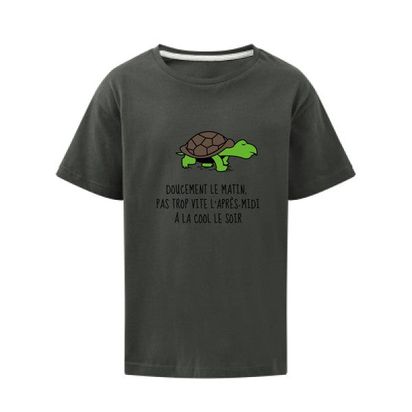 Doucement SG - Kids T-shirt enfant Charcoal Taille 152 (11-12/2XL)