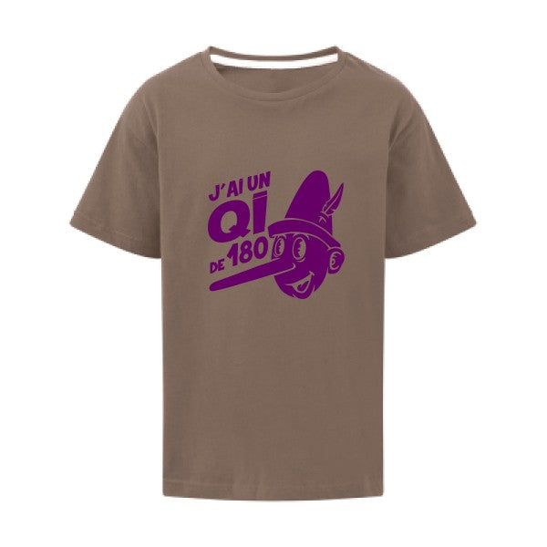 Quotient intellectuel Flex Violet SG - Kids T-shirt enfant Deep Taupe Taille 128 (7-8/L)