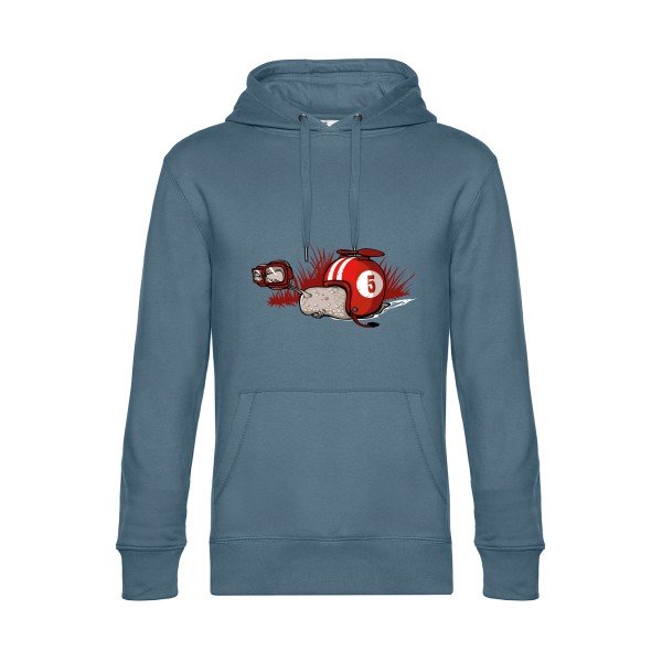 F0- Sweat à capuche original nordic blue - RueDuTeeshirt