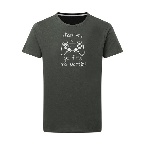 J'arrive...  Tshirt original Charcoal  5XL