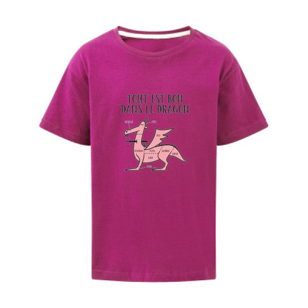 Tout est bon SG - Kids T-shirt enfant Dark Pink Taille 152 (11-12/2XL)