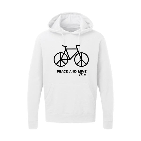 Peace and vélo Noir SG - Hooded Sweatshirt Sweat capuche