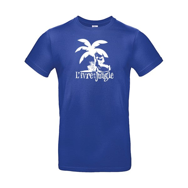 L'ivre de la jungleFlex Blanc - E190 T-shirt|Cobalt Blue||2XL