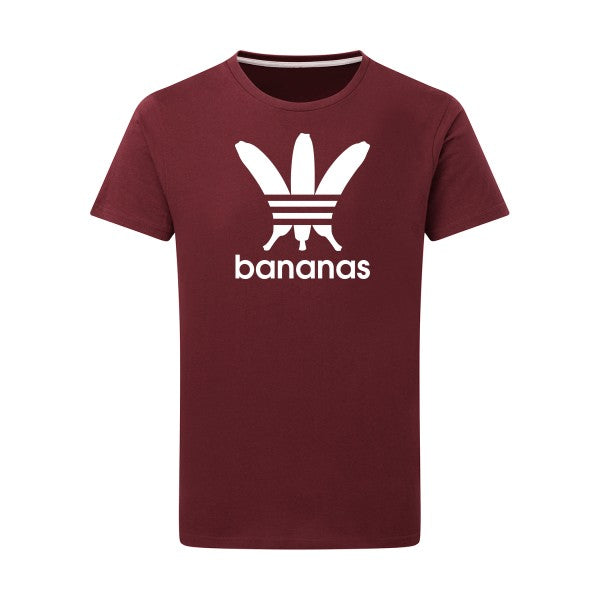 bananas - Flex Blanc Tshirt original Burgundy  2XL