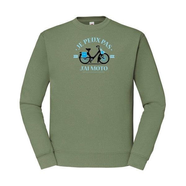 Je peux pas j'ai moto Fruit of the loom 280 g/m² Sweat shirt