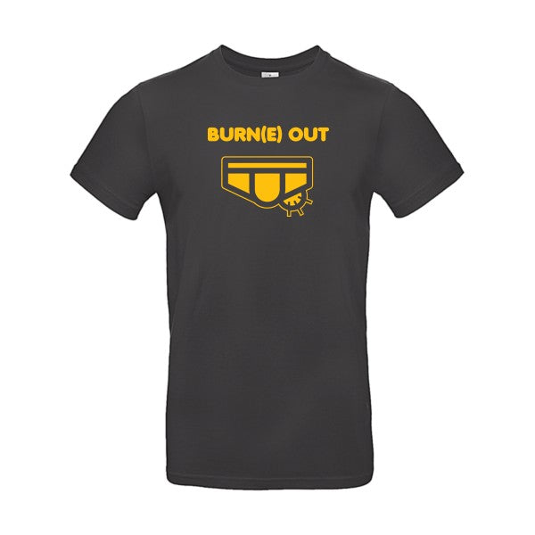 Burn(e) OutFlex jaune or- T-shirt E190|Used Black||2XL