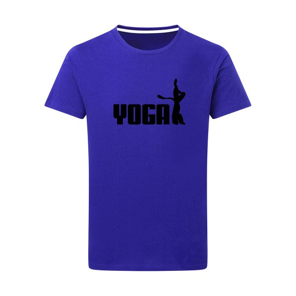 YOGA noir -Flex noir sur T-shirt SG  Royal Blue  5XL