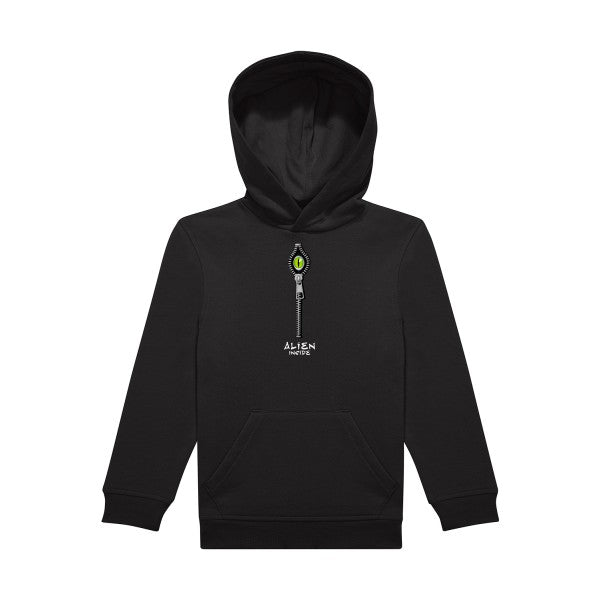 sweat capuche enfant Black Alien-inside