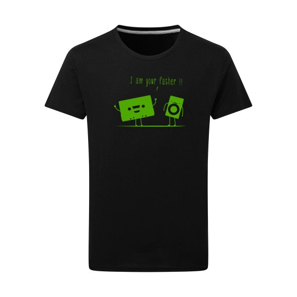 I m your father vert pomme -Flex vert pomme sur T-shirt SG  Dark Black  4XL