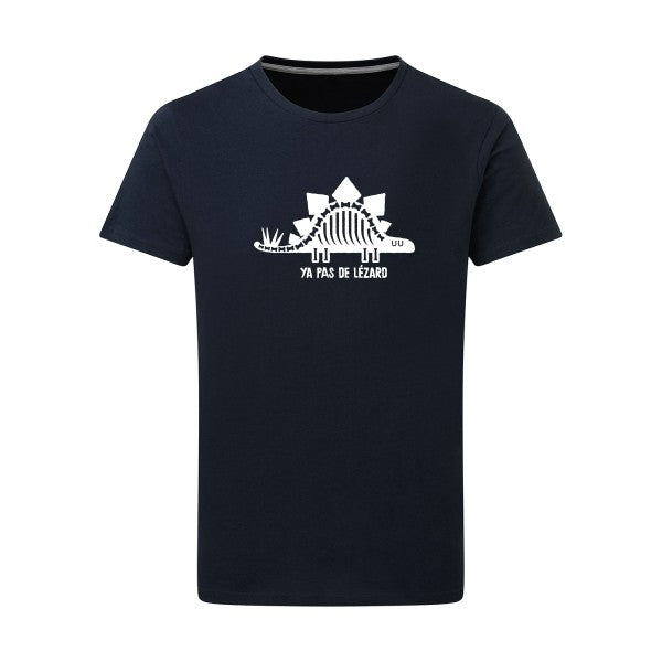 Ya pas de lézard Blanc -Flex Blanc sur T-shirt SG  Navy  5XL