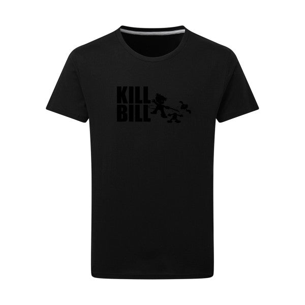 kill bill noir -Flex noir sur T-shirt SG  Dark Black  4XL