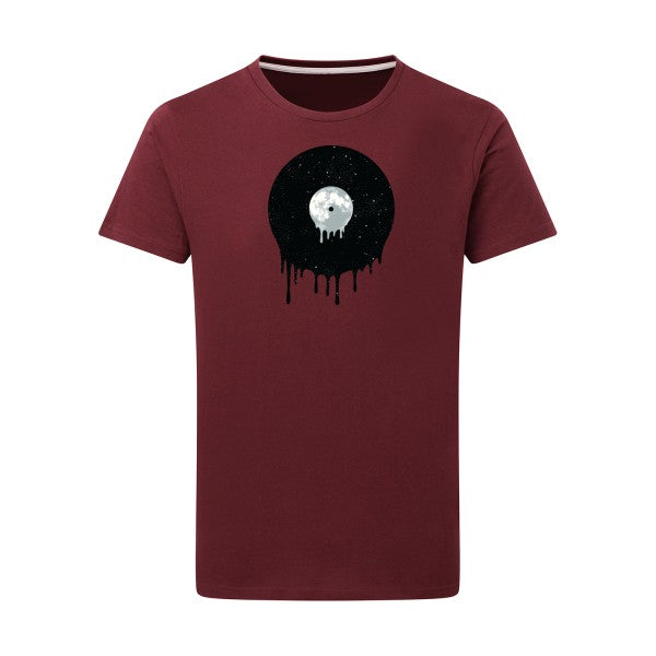 T-shirt homme In the sky - T-shirt rêveur et inspirant Burgundy 2XL