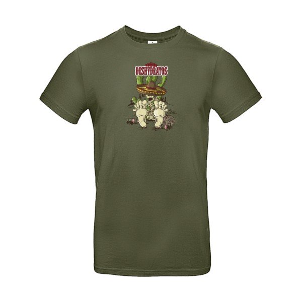T-shirt humour original Deshydratos T Shirt couleur Urban Khaki