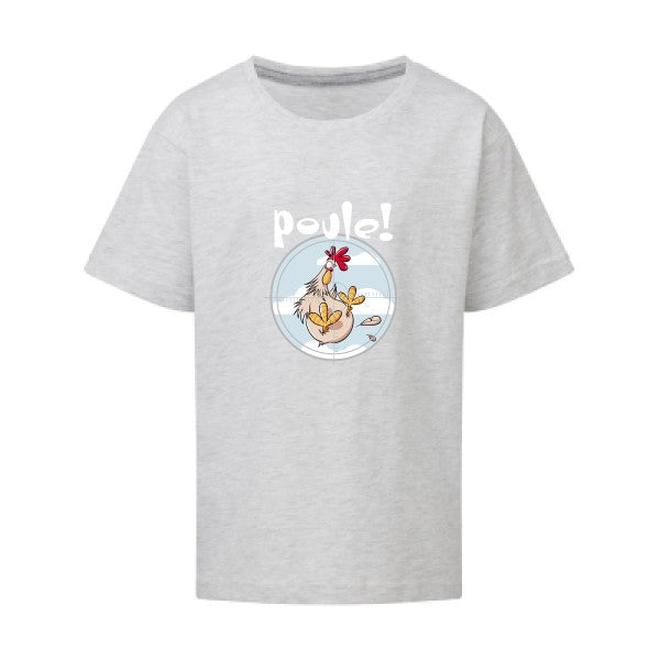 Poule ! SG - Kids T-shirt enfant Ash Grey Taille 152 (11-12/2XL)