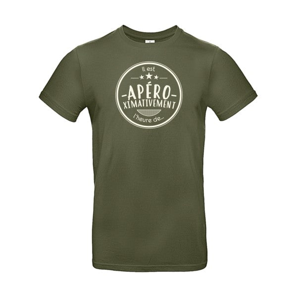 Apéro B&C - E190 T-shirt|Urban Khaki||2XL