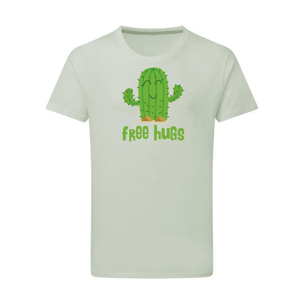 T-shirt homme FreeHugs - T-shirt amical pour ceux qui aiment les câlins Pastel Macchiato 2XL