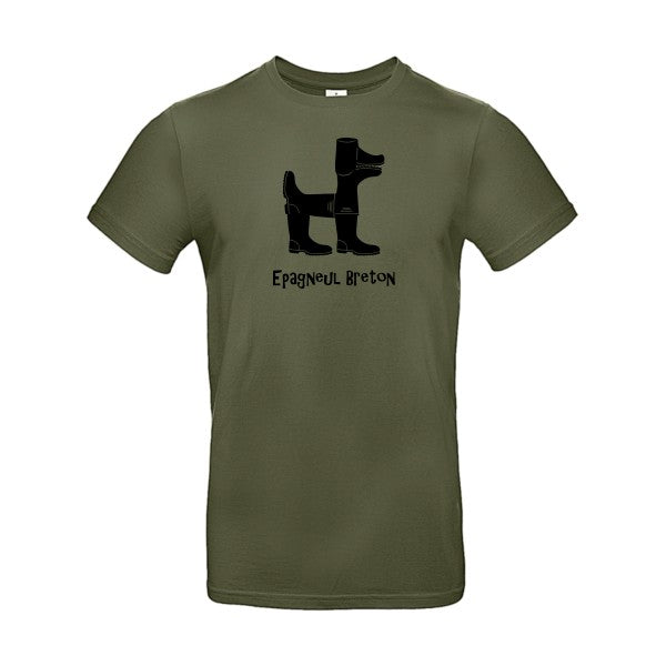 Epagneul bretonFlex noir- T-shirt E190|Urban Khaki||2XL