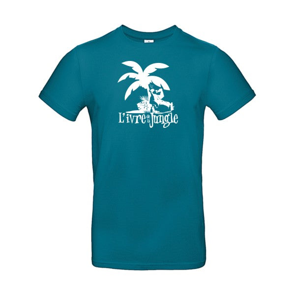 L'ivre de la jungleFlex Blanc - E190 T-shirt|Diva Blue||2XL