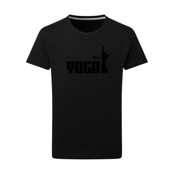 YOGA noir -Flex noir sur T-shirt SG  Dark Black  4XL