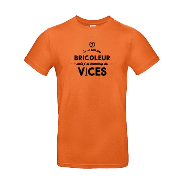 JE NE SUIS PAS BRICOLEURFlex noir- T-shirt E190|Urban Orange||2XL