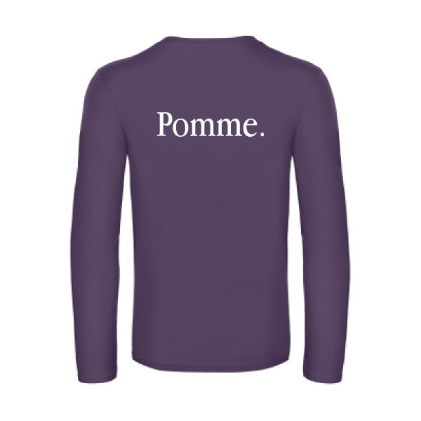 pub subliminale - t shirt- manches- longues- original- humour- Urban Purple impression Dos