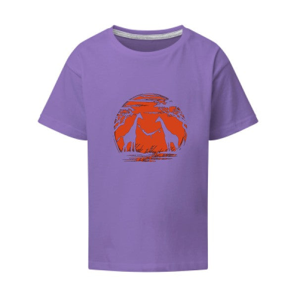 girafe SG - Kids T-shirt enfant Aster Purple Taille 152 (11-12/2XL)