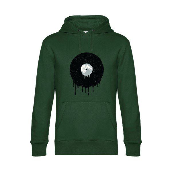 In-the-sky- Sweat à capuche original Bottle Green - RueDuTeeshirt